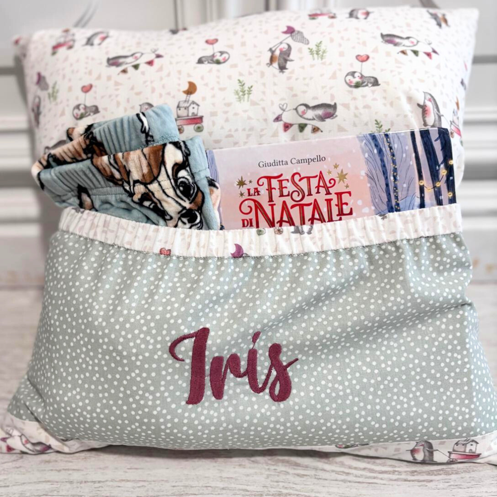 CUSCINO PORTA PIGIAMA
