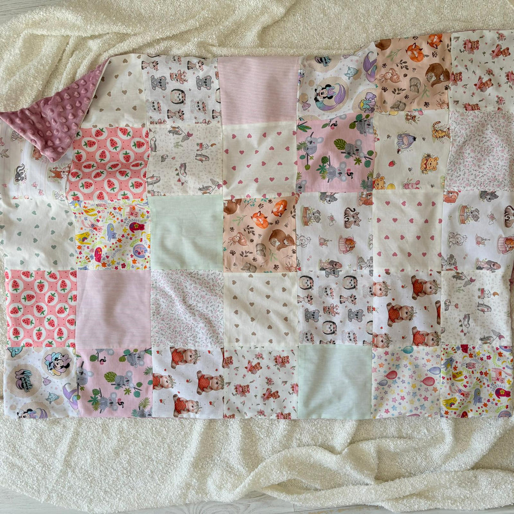 COPERTINA PATCHWORK MINKY